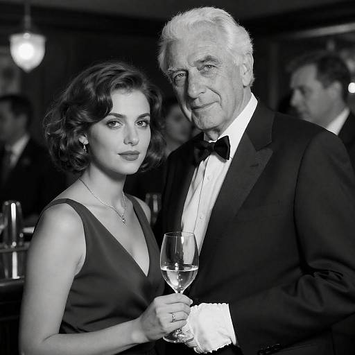 Intimate Bar Scene: A Timeless Connection