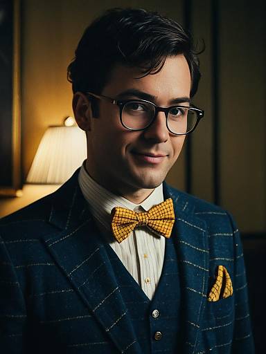 Cinematic Nerd Costume Parody Portrait