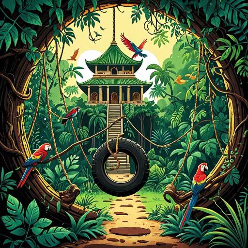 Dreamland Jungle Book Cover Illustration