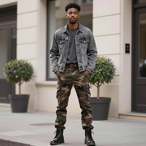 Confident Urban Style in Funky Outfit