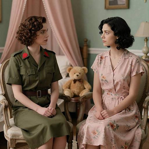 Vintage Room: A Portrait of Contrast