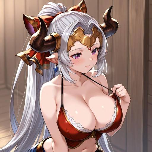 Illustration of Aliza (granblue fantasy), granblue fantasy in the style of Monrooru