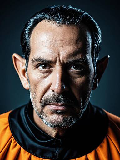 Photorealistic Cartoon Halloween Costume Headshot