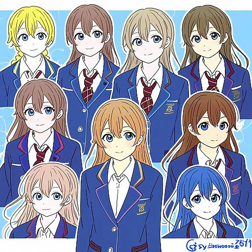 Illustration of Anzu (ensemble stars!), ensemble stars! in the style of 547th sy