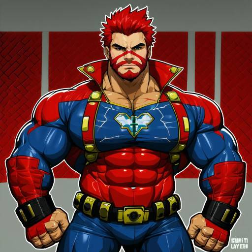 Illustration of Akashi (live a hero), live a hero in the style of Mutsu (layergreen)