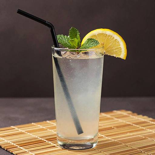 Refreshing Mint Lemon Drink Photography