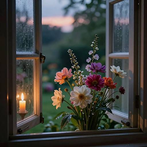 Ethereal Dutch-Style Floral Still Life