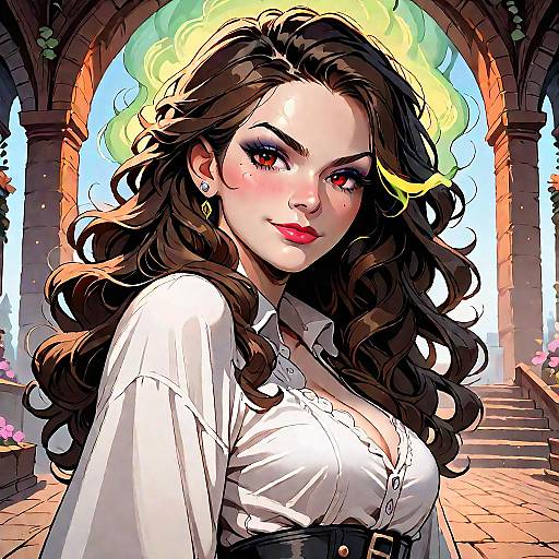 Glowing Hogwarts Beauty with Attitude