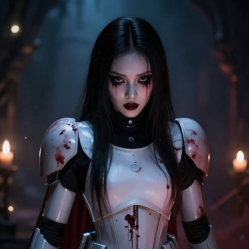 Creepy Evil Alice Anime Portrait