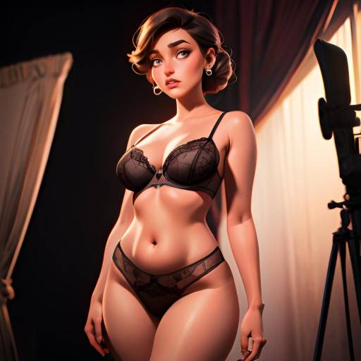 Elegant Vintage Lingerie Photo Shoot