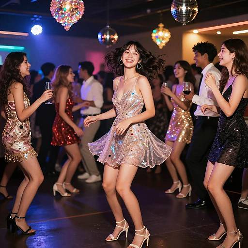 Glamorous Party Scene in High Detail