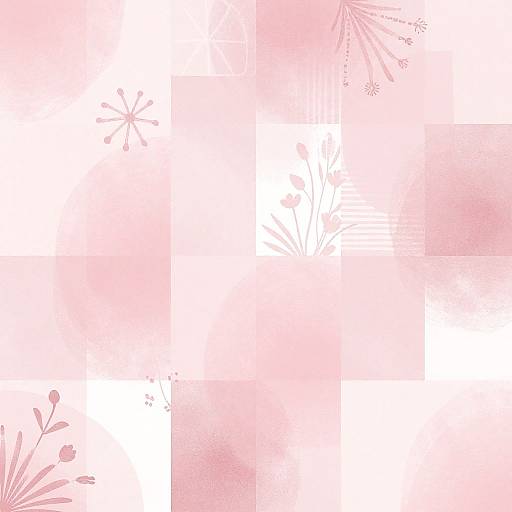 Dreamy Pastel Pink Wallpaper Collage