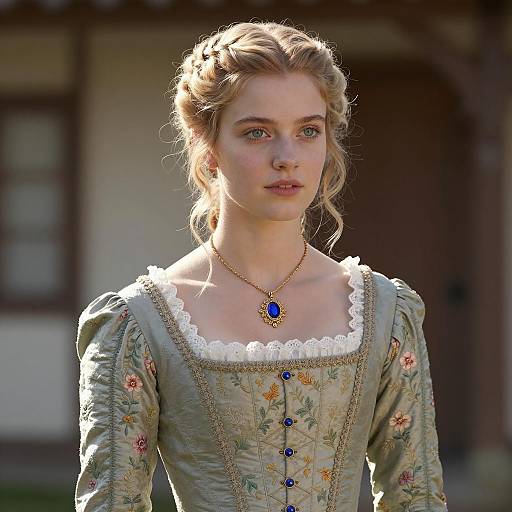 Elegant Early American Renaissance Portrait