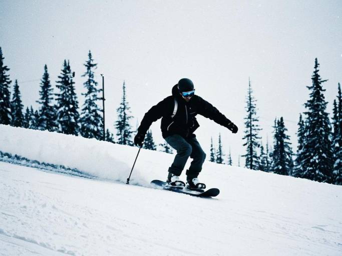 Snowboard Adventure Wallpaper Design