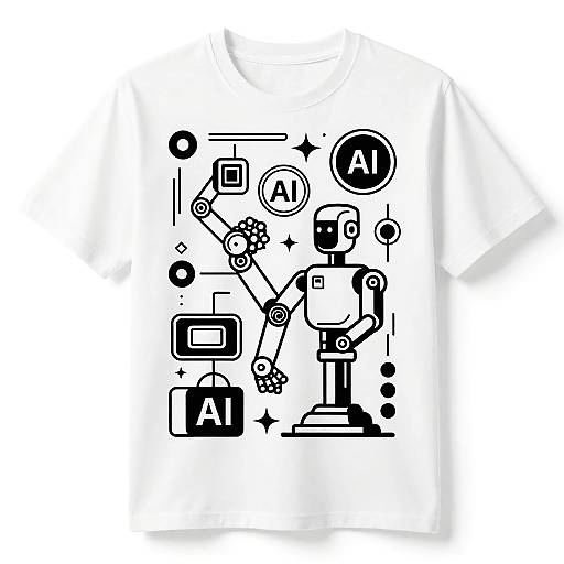 AI-Inspired Monochrome Fashion Design