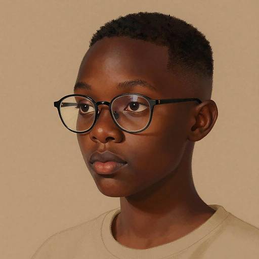 Thoughtful Portrait in Earthy Tones