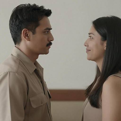 Intimate Indoor Portrait of Couple