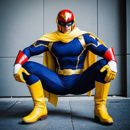 Stylized Captain Falcon Cosplay Costume Design