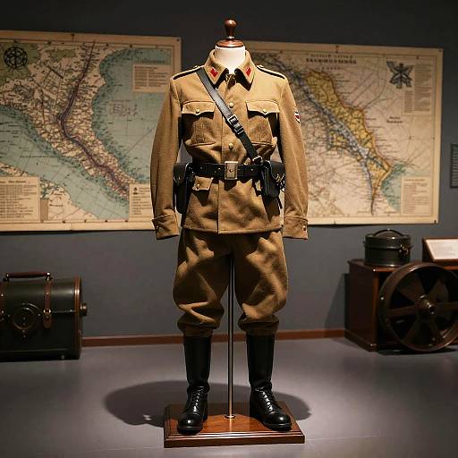 Austrian WW1 Uniform Museum Display