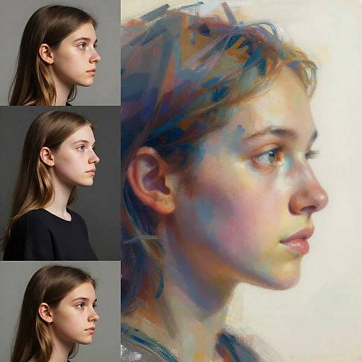 Multi-Stage Image Diffusion Art