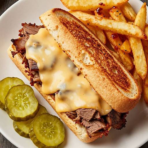 Top-Down Francesinha Sandwich Feast