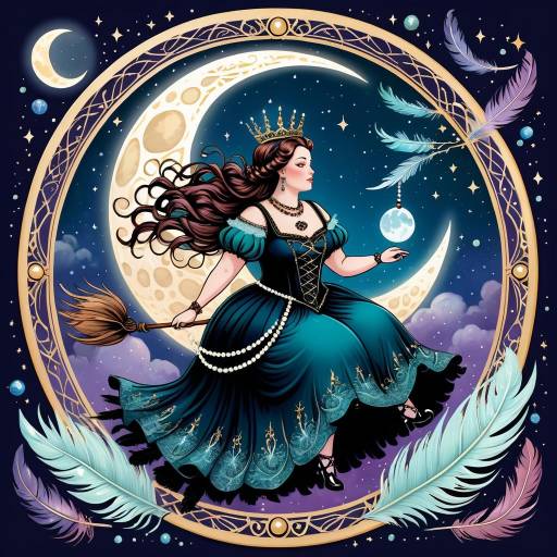 Whimsical Gothic Fairytale Illustration