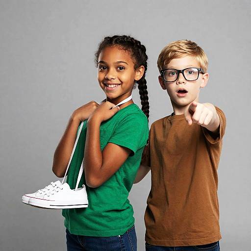 Joyful Portrait of Diverse Children