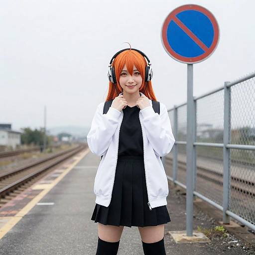 Adachi Rei Outdoors Twin Drills Portrait