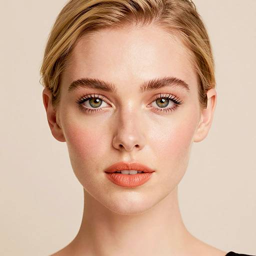 Close-up Portrait of Fair-skinned Blonde Woman