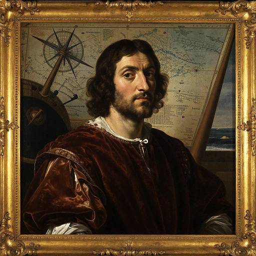 Renaissance Portrait of Amerigo Vespucci