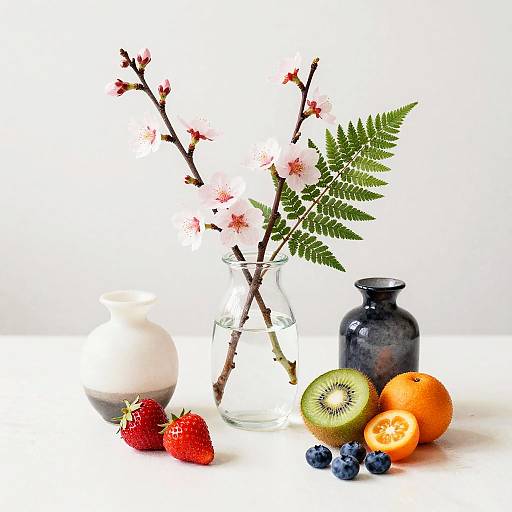 Japanese Watercolor Minimalist Still Life