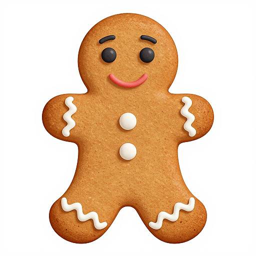Gingerbread Man Illustration