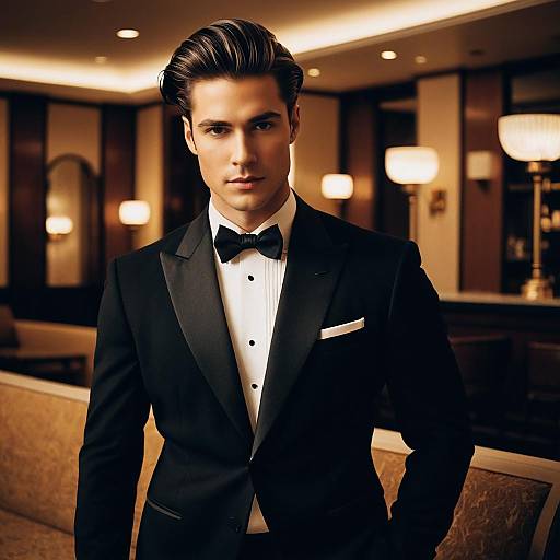 Classic Side Part Hairstyle Elegance