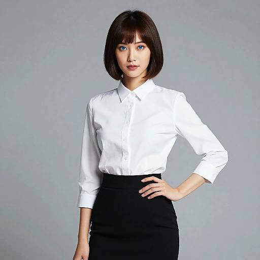 Confident Woman in Elegant Attire