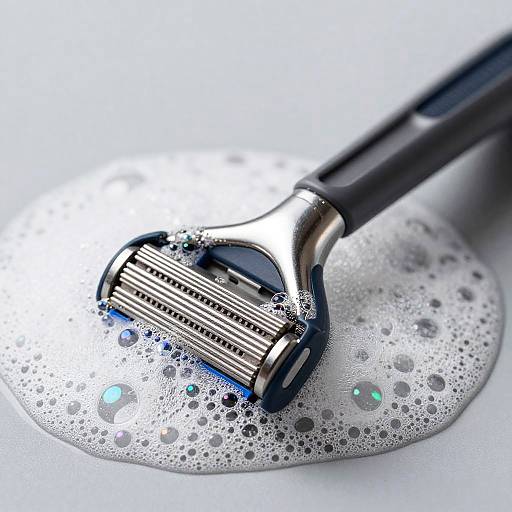 Ultra-Detailed Gillette Razor Macro