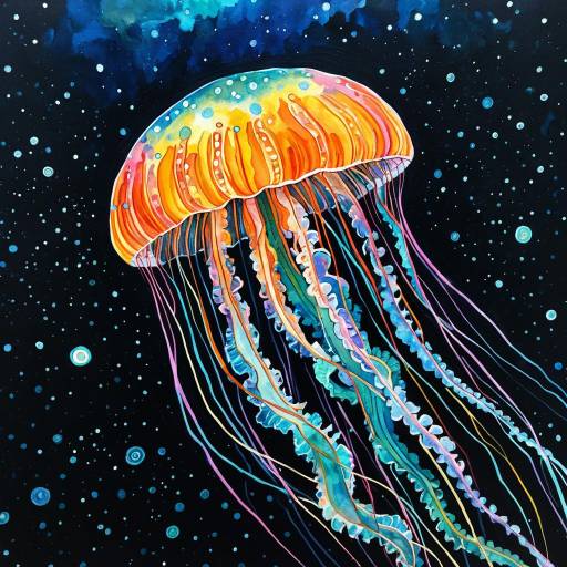Cinematic Colorful Jellyfish Art Inspiration Cinematic Colorful Jellyfish Art Inspiration