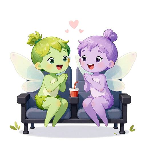 Charming Forest Pixies at Movies