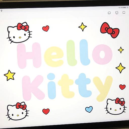 Hello Kitty Style Font Generator