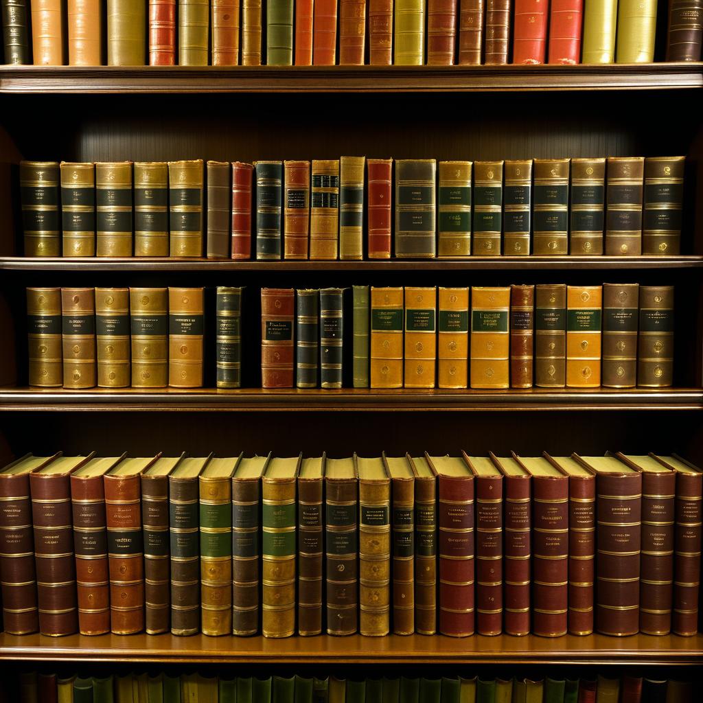 Antique Books in a Scholarly Library