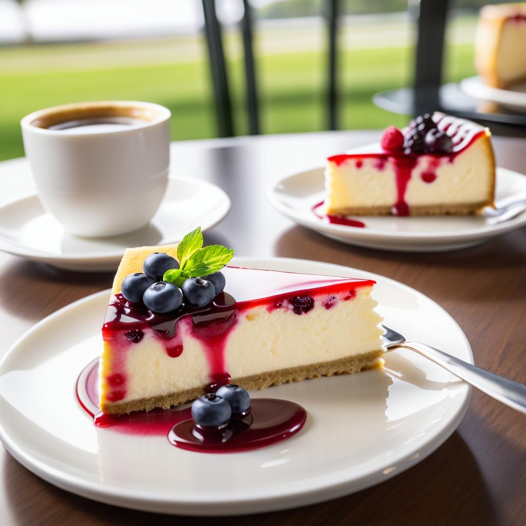 Decadent Cheesecake and Coffee Delight