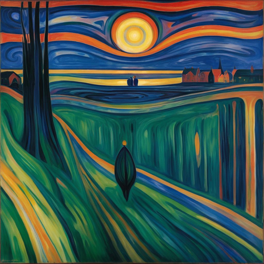 Dreamlike Surrealism in Munch's Style