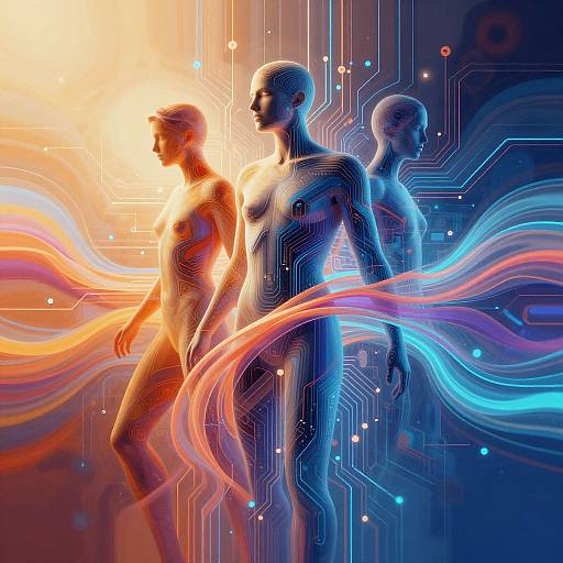 Modern Artistic Visualization of AI