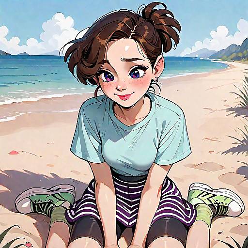 Cartoon Accurate Molly McGee Beach POV