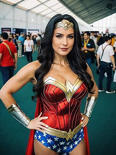 Wonder Woman Cosplay Photoreal Portrait