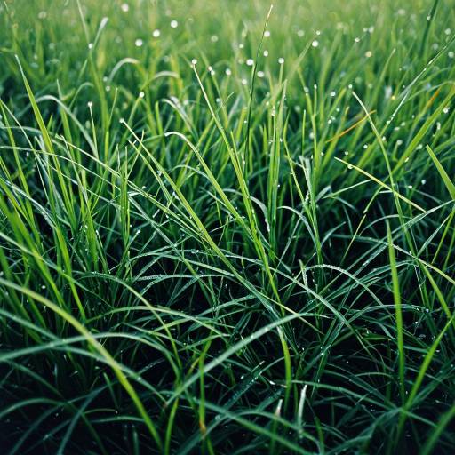 Photorealistic Morning Dew on Grass