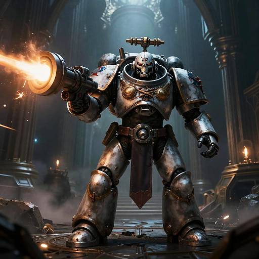 Corroded Gravis Marine in Hive Cathedral