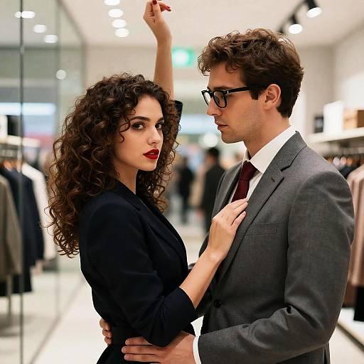 Modern Store Portrait of Couple