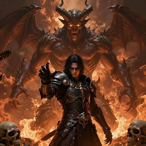Epic Dark Fantasy with Demonic Overlord