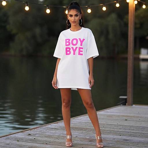 Streetwear Lakeside Fashion Vibe