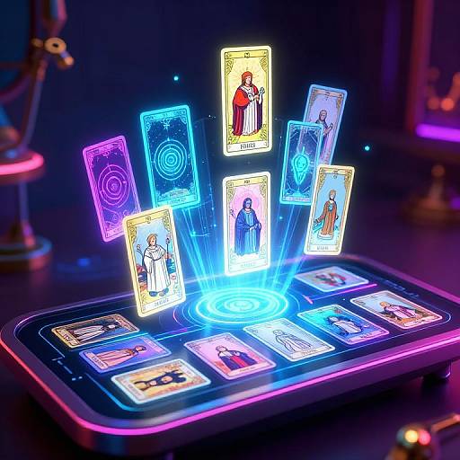 AI Tarot Cards in Augmented Reality